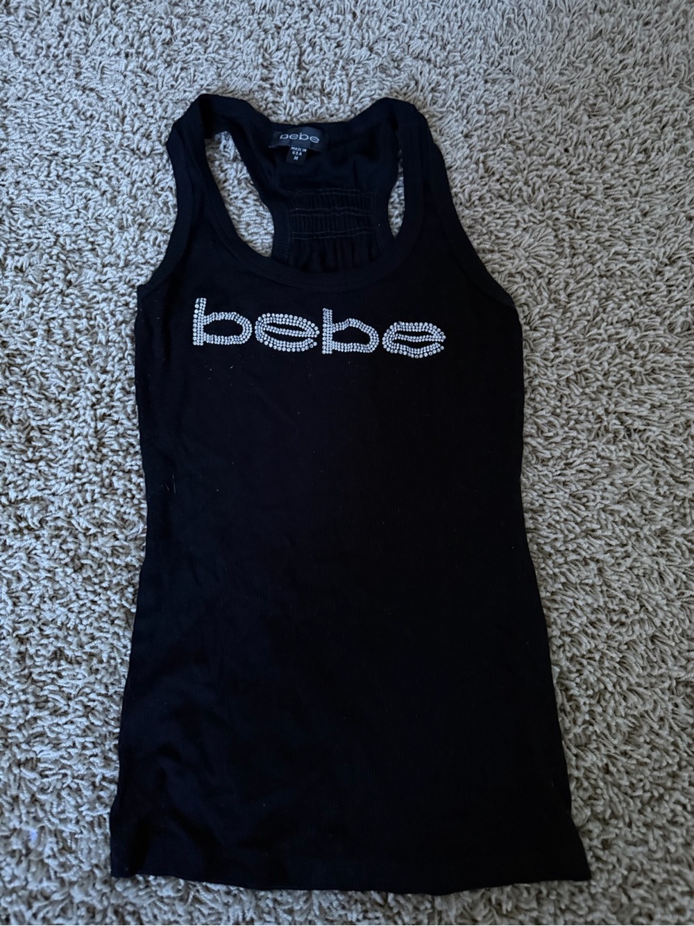 bebe black tank